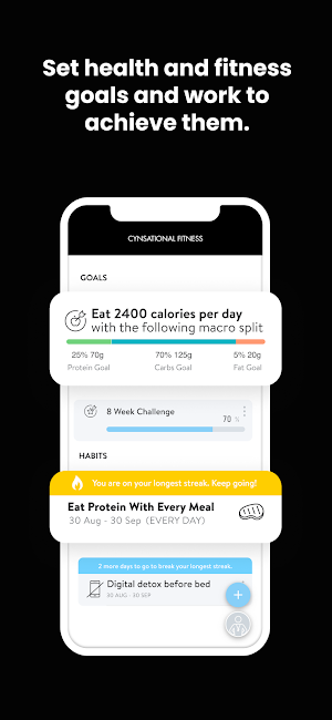 Cynsational Fitness App Screenshot 3