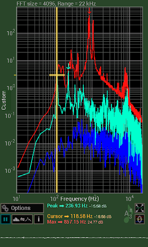 Spectrum Analyser Screenshot 1