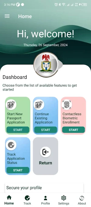NIS Mobile Screenshot 1
