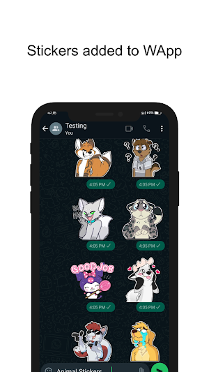 Animal Stickers Screenshot 1