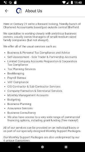 Century 21 Accountants Screenshot 1