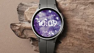 Lilac Flowers - Watch Face Screenshot 3