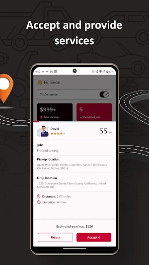 Wooberly RoadAssist Provider Screenshot 3