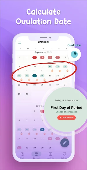 Period Tracker: Ovulation Day Screenshot 2