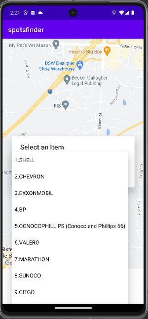 Spots Finder Screenshot 2