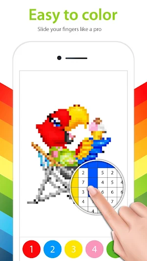 Color by Number – Pixel Art Coloring Book Screenshot 2