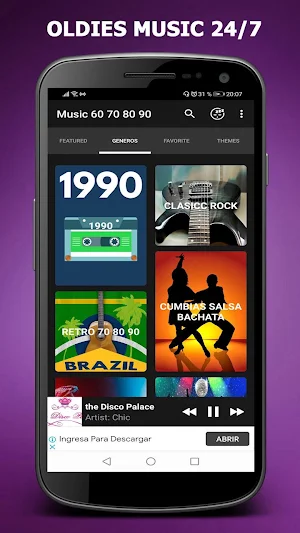 60s 70s 80s 90s 00s Music Radios Screenshot 2