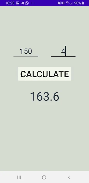1 Rep Max Calculator Screenshot 1