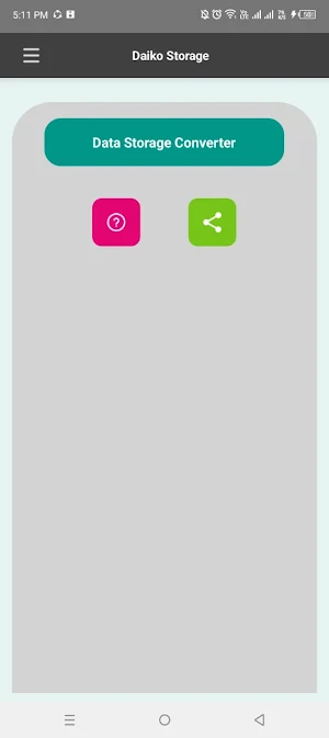 Daiko Storage Converter Screenshot 1