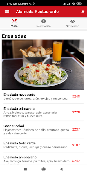 Alameda Restaurante - Delivery Screenshot 2