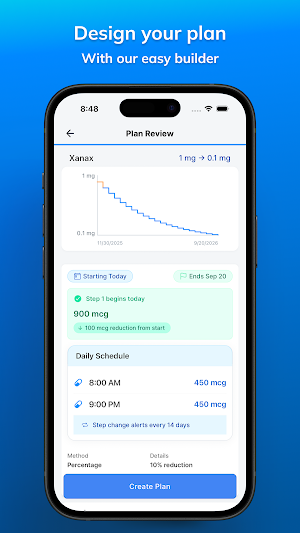 Taper: Medication Tapering App Screenshot 1