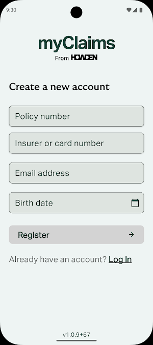 myClaims from Howden Screenshot 2