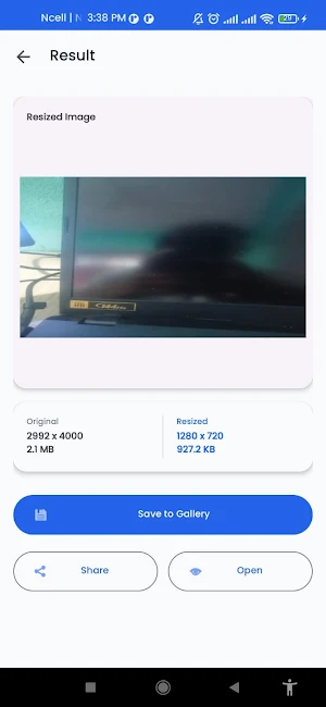 Photo Dimension:  Resizer Screenshot 3