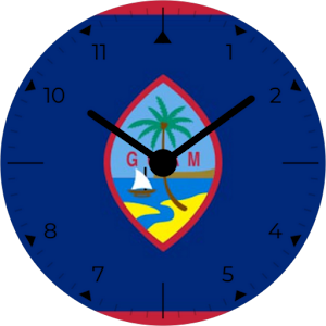 Guam Analog Watch Face Screenshot 0