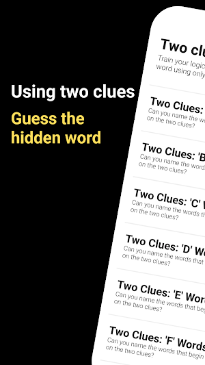 Two clues: Logic game Screenshot 0