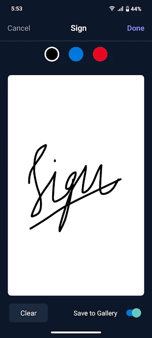 Quick Sign -PDF Sign and Edit Screenshot 2