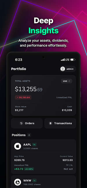 Vexbe - U.S. Markets Screenshot 3