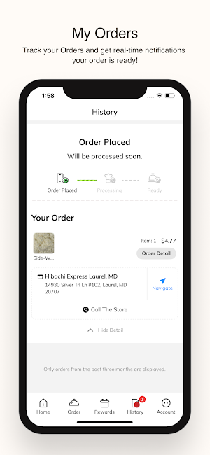 Hibachi Express Laurel Screenshot 2