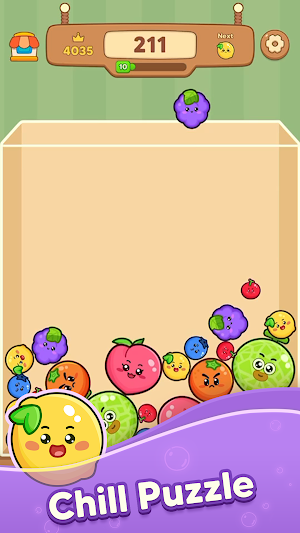 Fruit Merge: Drop Puzzle Screenshot 2