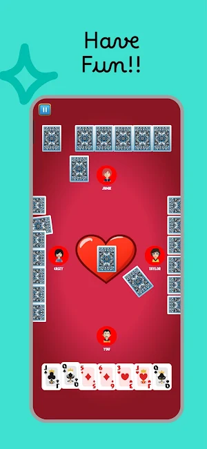 Hearts Card Game Screenshot 1