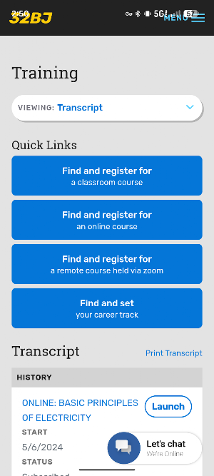 32BJ Member Portal Screenshot 3
