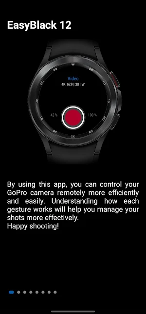 EasyBlack12 for GoPro, Wear OS Screenshot 0