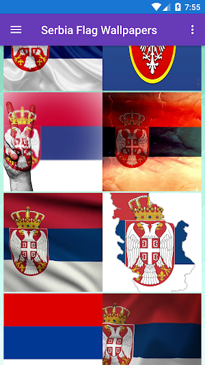 Serbia Flag Wallpaper: Flags and Country Images Screenshot 0