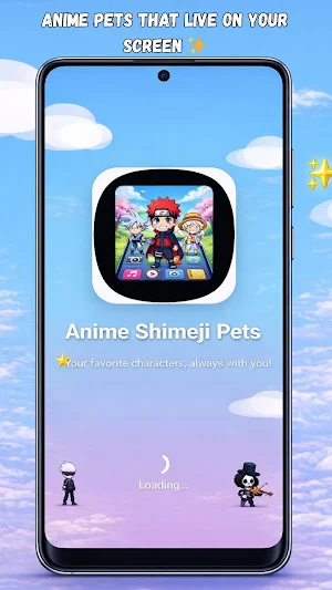 Anime Shimeji Pets on Screen Screenshot 1