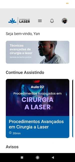 Academia do Laser Screenshot 1
