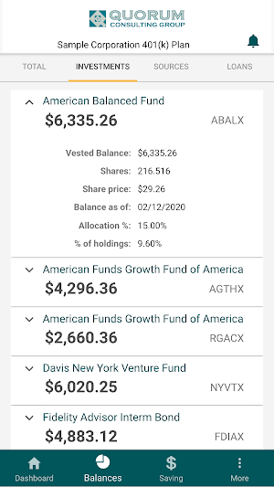 Quorum Mobile App Screenshot 2
