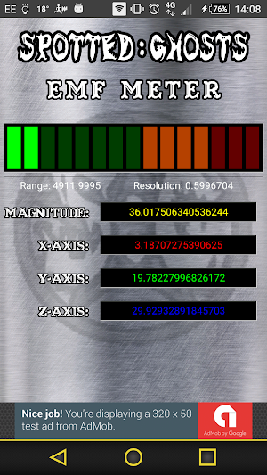 EMF Meter - ITC Research Screenshot 1