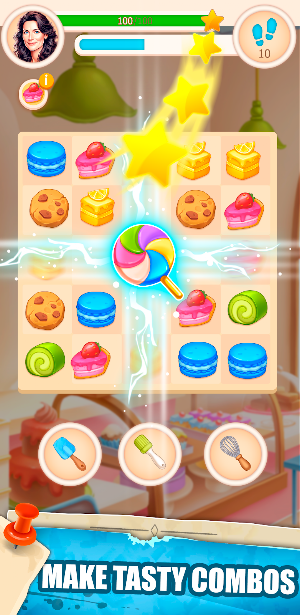 Sweet Bakery: Match 3 Puzzle Screenshot 3