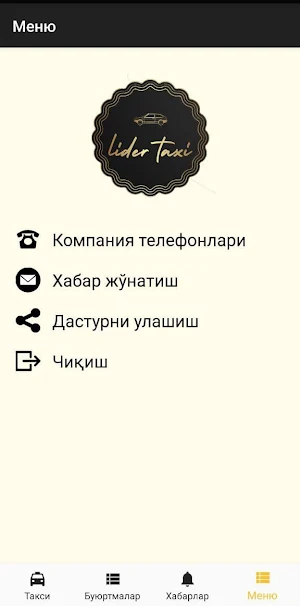 Lider Taxi Screenshot 2