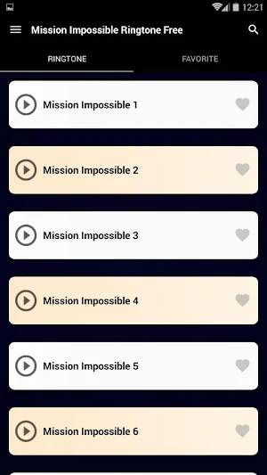 ringtone mission impossible Screenshot 1