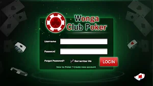 Wonga Club Poker Screenshot 0