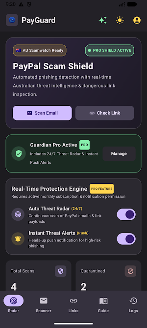 PayGuard: Payment Scam Shield Screenshot 0