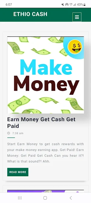 Ethio Cash App Screenshot 2