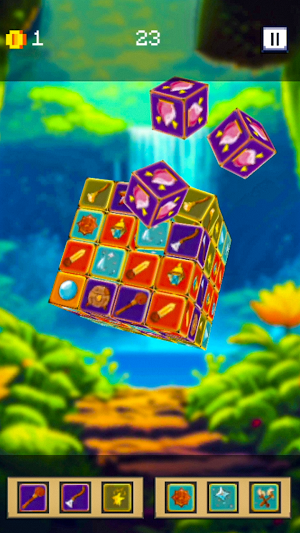 Noob's Cube - 3D Miner Puzzle Screenshot 3