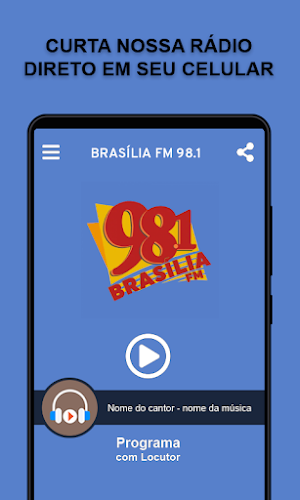 BRASÍLIA FM 98.1 Screenshot 1