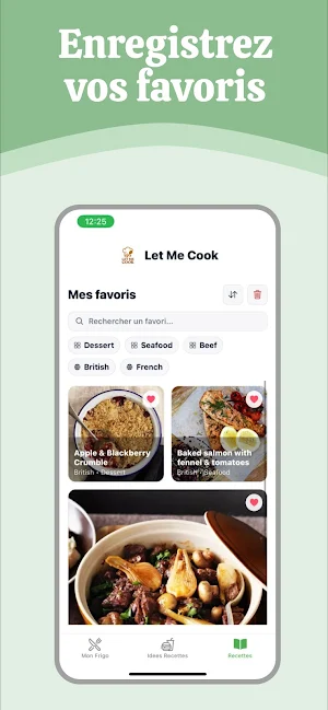 Let Me Cook: Recettes & Frigo Screenshot 3
