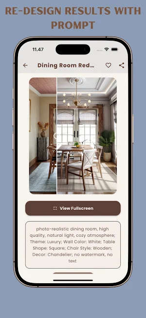 AI Dining Room Design Makeover Screenshot 3
