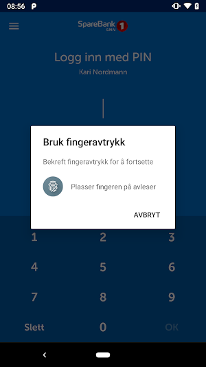 SpareBank 1 Mobile Banking Screenshot 1