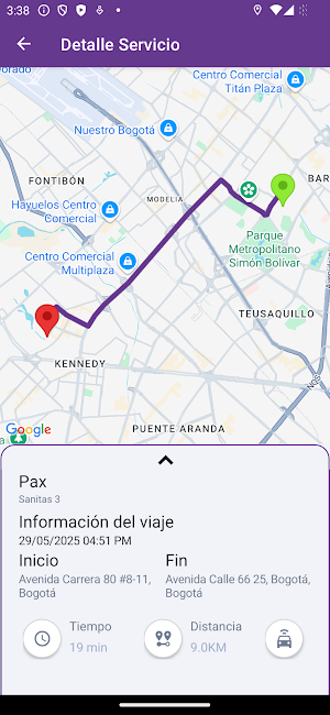 911 Go pasajero Screenshot 0