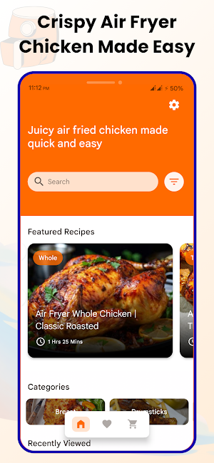 Air Fryer Chicken Recipes Screenshot 0