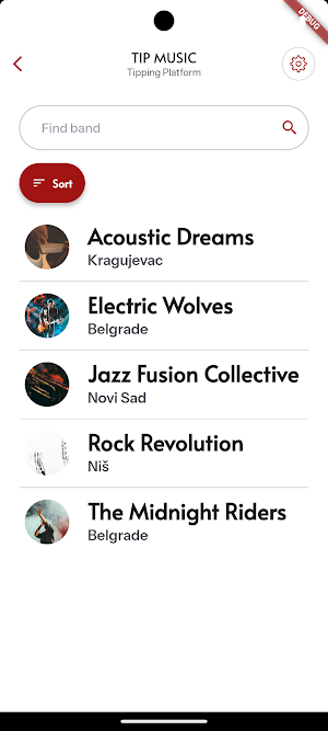 Tip Music Screenshot 1