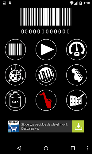 Musical barcode scanner Screenshot 3
