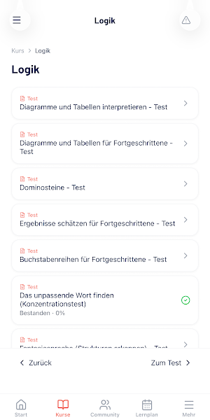 Bundespolizei Einstellungstest Screenshot 1