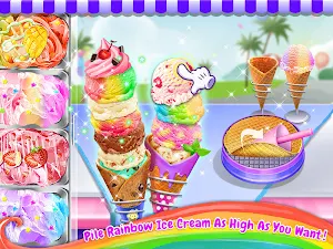 Summer Rainbow Frozen Foods！ Screenshot 2