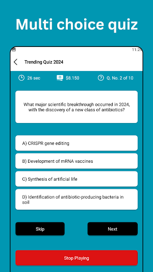 QuizRush Reward - Quiz App Screenshot 2