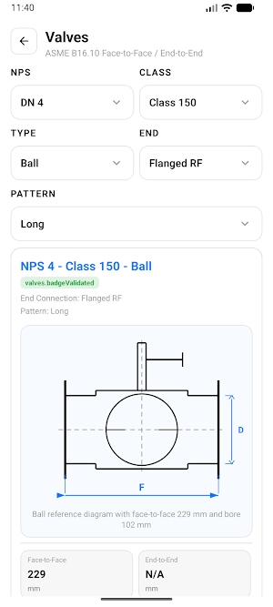 Pipetionary: Piping Data Screenshot 3